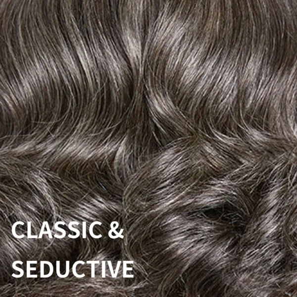 Salt and Pepper Loose Wave Lace Front Bob Wig Human Hair Side Part 5x5 HD Closure Lace Wig Ready To for Black Women - Image 3
