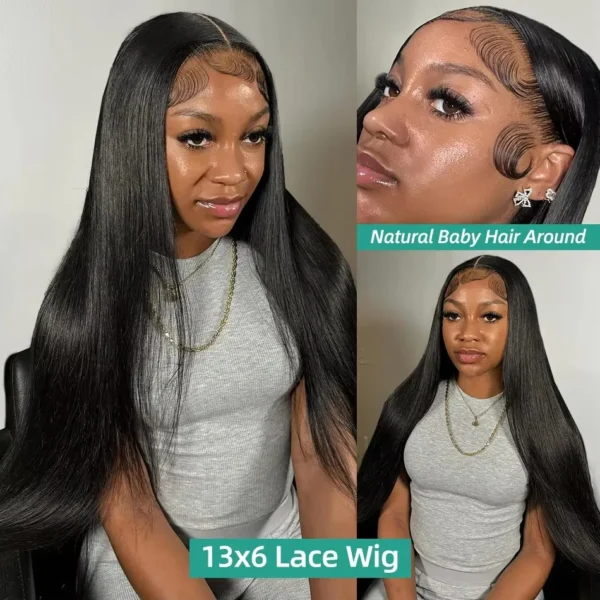 Mossily 300 Density Brazilian 30 40 Inch Bone Straight 13x4 13x6 HD Lace Front Human Hair Wigs Lace Frontal Wig 5x5 Glueless Wig - Image 19