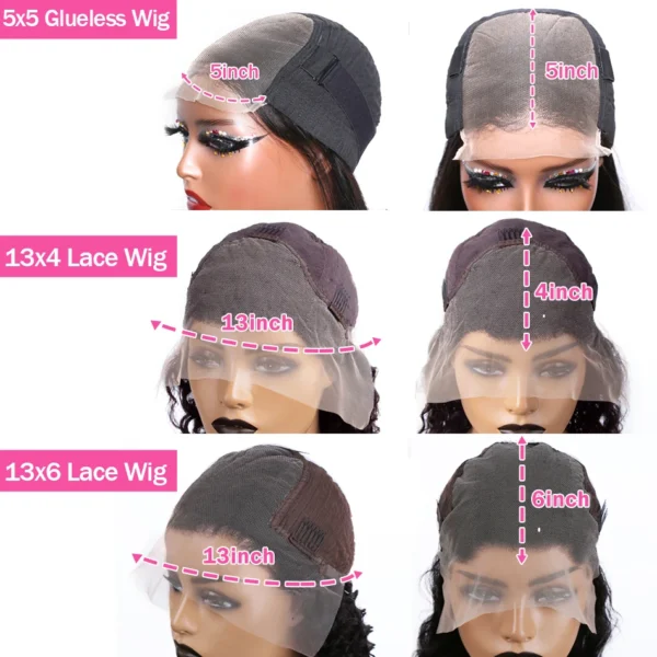 Mossily 300 Density Brazilian 30 40 Inch Bone Straight 13x4 13x6 HD Lace Front Human Hair Wigs Lace Frontal Wig 5x5 Glueless Wig - Image 21