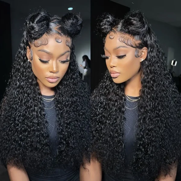 30 40 Inch 13x6 Hd Lace Deep Wave Frontal human hair Wigs 13x4 Water Wave Lace Front Curly  Wigs for Black Women Pre Plucked - Image 8