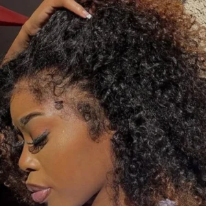13x6 Hd 250 Density Afro Kinky Curly Wig 100% Human Hair 13x4 4c Edges Frontal Deep Wave Curly Lace Front Wigs For Women on sale