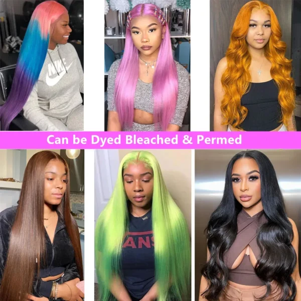 Hd Lace Frontal Wig 13x6 Lace Front Wig Human Hair 30Inch Bone Straight Transparent Lace Human Hair Wigs Lace 13x4 Closure Wig - Image 5