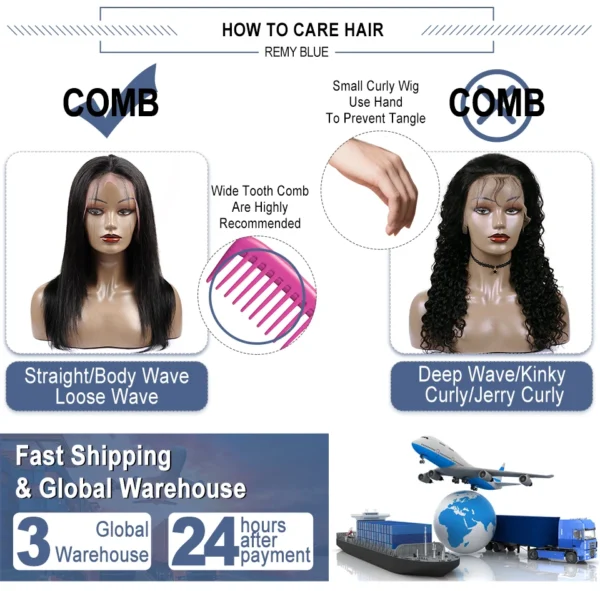 Red Body Wave Glueless 13x4 Lace Front Wig WearGo 13x6 Lace Frontal Wigs Colored 99j Burgundy Human Hair Wigs for Black Women - Image 21