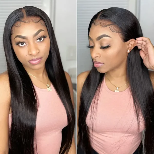 Hd Lace Frontal Wig 13x6 Lace Front Wig Human Hair 30Inch Bone Straight Transparent Lace Human Hair Wigs Lace 13x4 Closure Wig - Image 8