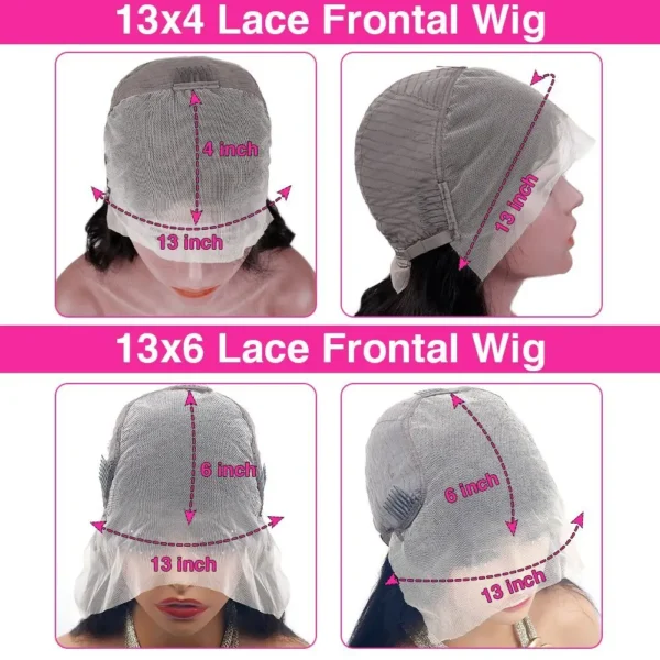 200 High Desity 50 Inch 13x6 13x4 HD Lace Front Human Hair Wigs Pre Plucked For Women Bone Straight Human Hair Lace Frontal Wigs - Image 6