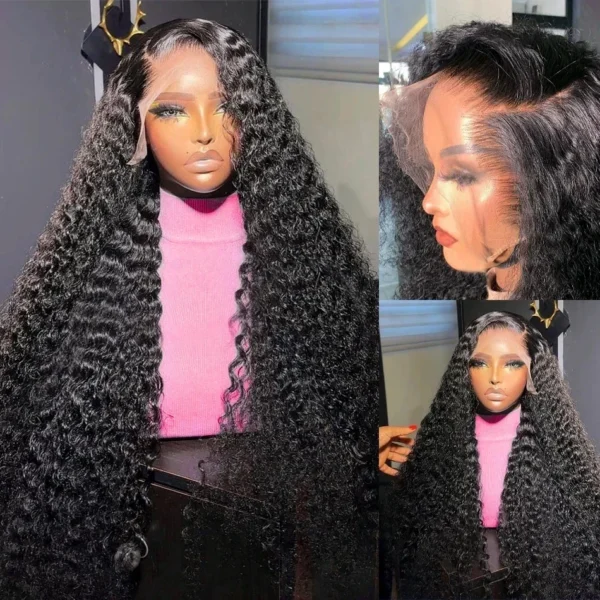 30 40 Inch 13x6 Hd Lace Deep Wave Frontal human hair Wigs 13x4 Water Wave Lace Front Curly  Wigs for Black Women Pre Plucked - Image 5
