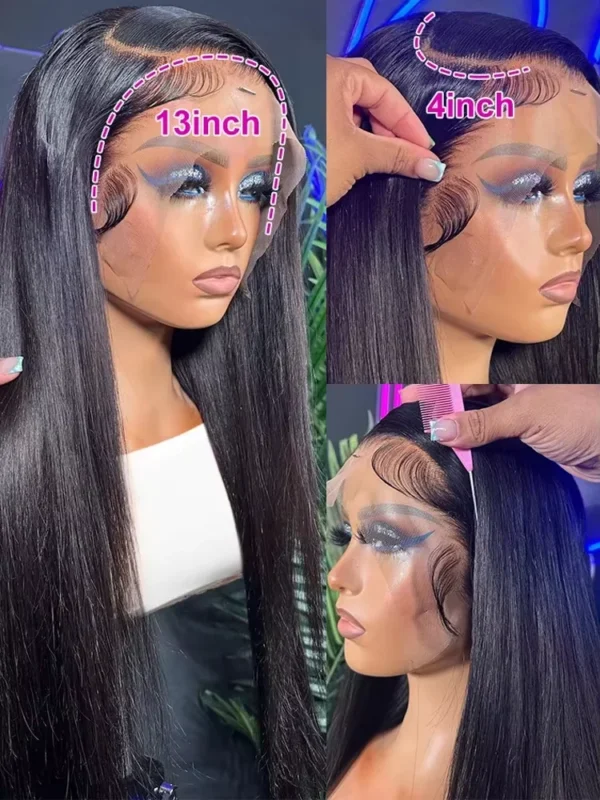 30 40 Inch Bone Straight 13x4 Lace Front Wig High Density 13x6 hd Lace Frontal Wigs Human Hair For Black Women Brazilian Choice - Image 3