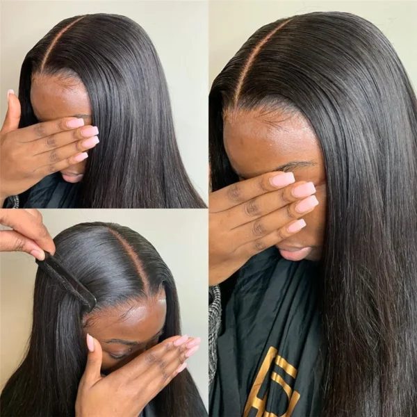 Hd Lace Frontal Wig 13x6 Lace Front Wig Human Hair 30Inch Bone Straight Transparent Lace Human Hair Wigs Lace 13x4 Closure Wig - Image 11