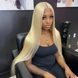 613 Hd Lace Frontal Wig 13x6 Bone Straight Blonde Lace Front Wig Human Hair 30 Inch Pre Plucked 13x4 Honey Blond Lace Front Wigs