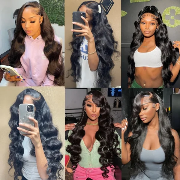 Body Wave Lace Front Human Hair Wigs 13X4 Lace Frontal Wigs For Black Women Brazilian Body Wave 4X4 Lace Closure Wigs Vrvogue - Image 5