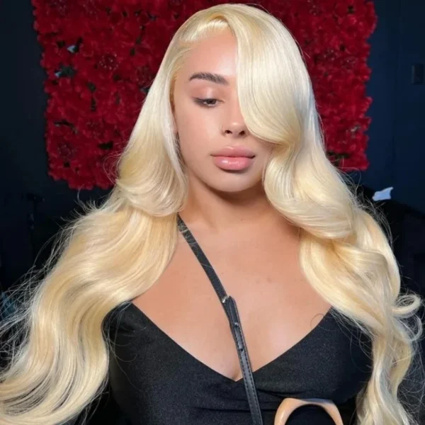 250 Density 30 40 Inch 613 honey blonde Body Wave 13x6 HD Transparent Lace Frontal Wigs Human Hair Brazilian 13x4 Lace Front Wig - Image 7