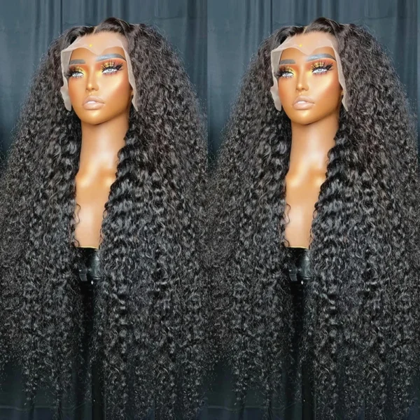 30 40 Inch 13x6 Hd Lace Deep Wave Frontal human hair Wigs 13x4 Water Wave Lace Front Curly  Wigs for Black Women Pre Plucked - Image 9