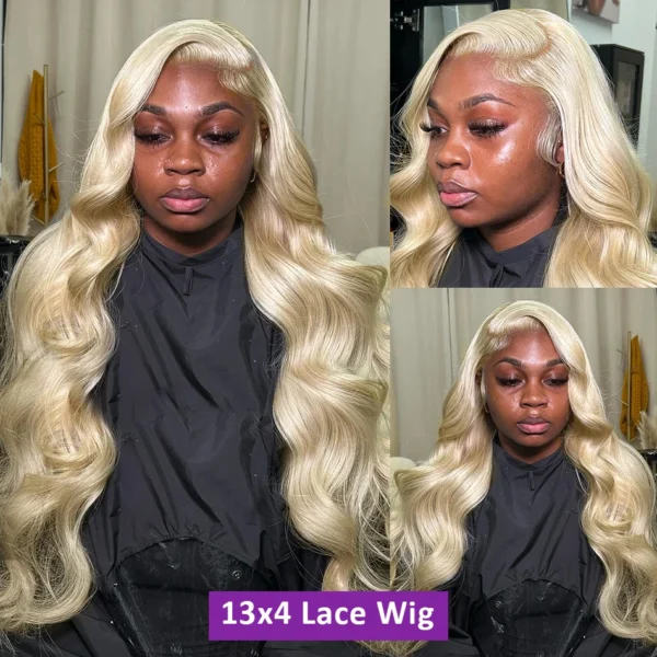 250 Density 30 40 Inch 613 honey blonde Body Wave 13x6 HD Transparent Lace Frontal Wigs Human Hair Brazilian 13x4 Lace Front Wig - Image 15