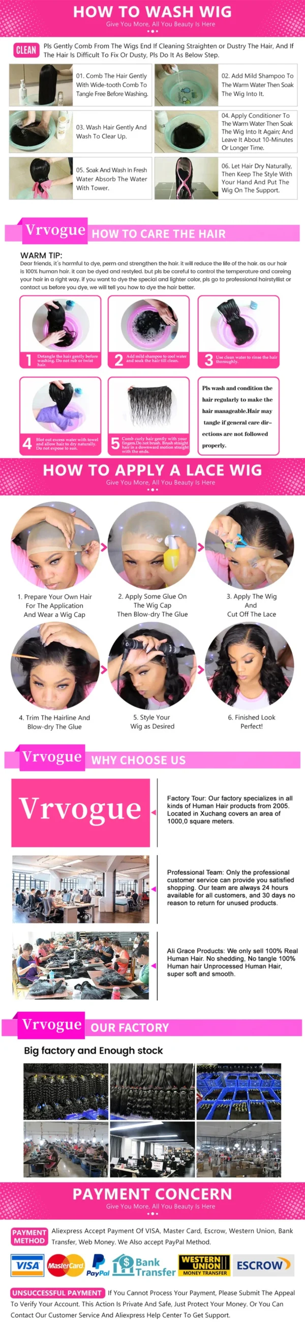 Body Wave Lace Front Human Hair Wigs 13X4 Lace Frontal Wigs For Black Women Brazilian Body Wave 4X4 Lace Closure Wigs Vrvogue - Image 25