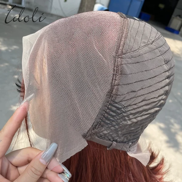 Reddish Brown Lace Front Wigs Human Hair For Black Women 13x4 13X6 Straight Lace Front Wigs Cooper Red Glueless Wigs - Image 13