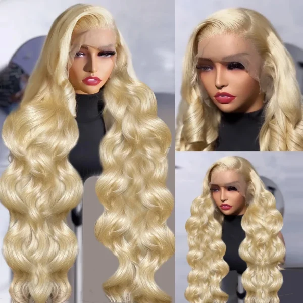 250 Density 30 40 Inch 613 honey blonde Body Wave 13x6 HD Transparent Lace Frontal Wigs Human Hair Brazilian 13x4 Lace Front Wig - Image 13