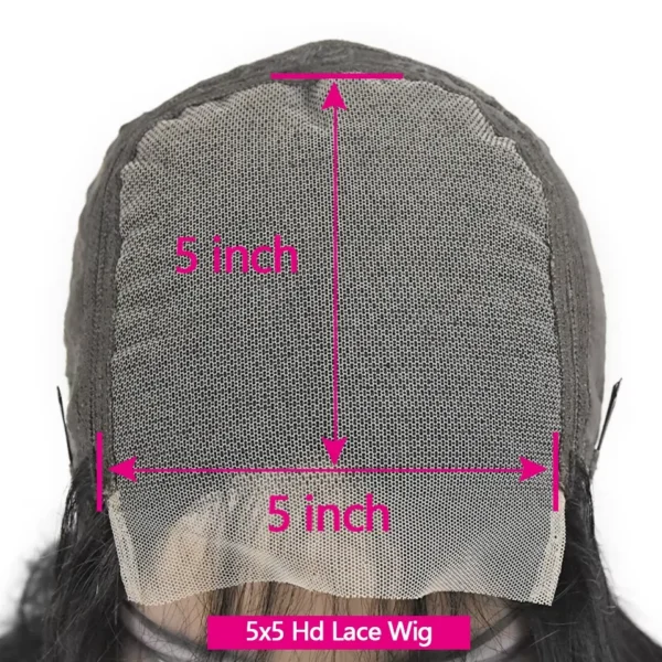 13x6 Natural Color Body Wave HD Lace Transparent Front Wig 30 36 Inch 180 Density Human Hair Lace Frontal Wigs For Women - Image 8